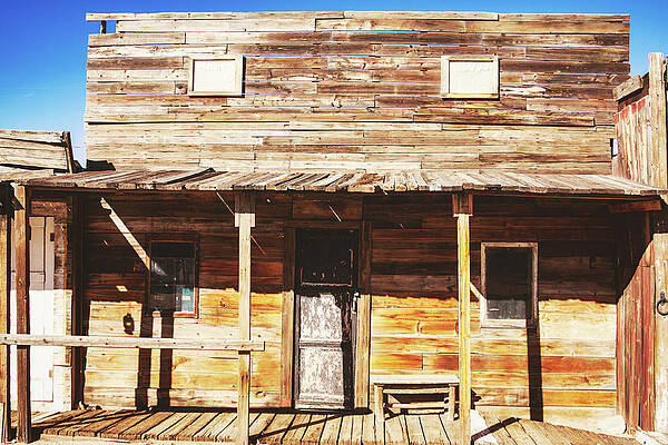 Arizona Photograph - Ghost Wild West Building Chloride, Arizona by Tatiana Travelways