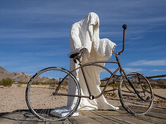 Wall Art featuring the photograph Ghosts Don't Need No Pedals by Joe Schofield