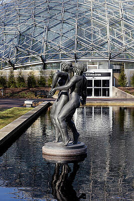 Dome with Bronze Sculptures Photograph
