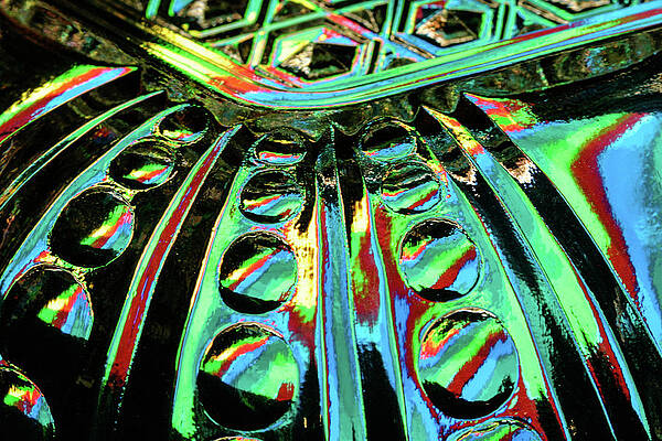 Abstract Photograph - Glass Candy Dish by Jean Noren