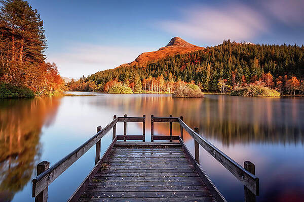 Reflection Wall Art featuring the photograph Glencoe Lochan by Grant Glendinning