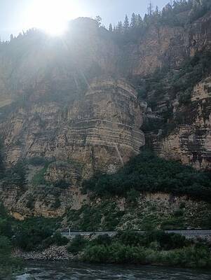 Colorado Wall Art featuring the photograph Glennwood Canyon by Amanda R Wright
