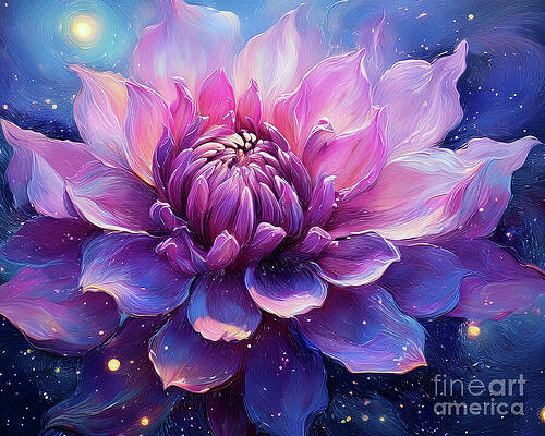 Vintage Wall Art featuring the ai art Glorious Day by Macro Abundance