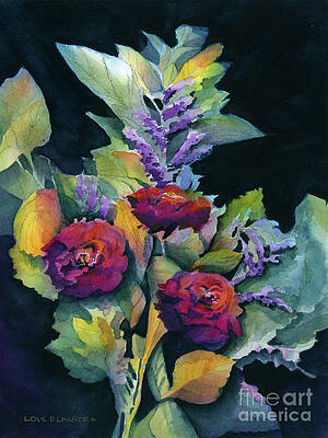 Wall Art featuring the painting Glorious by Lois Blasberg