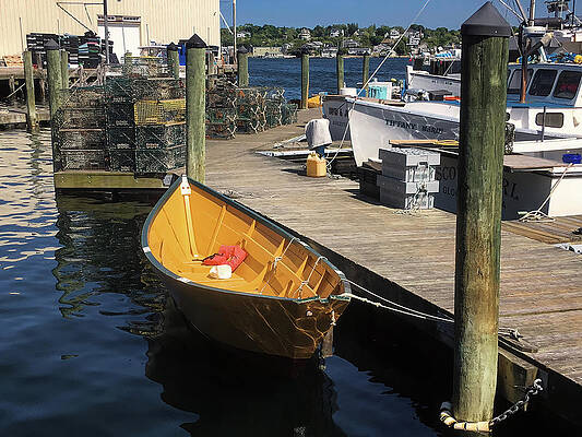 Wall Art featuring the photograph Gloucester Rowboat by Steven Nelson
