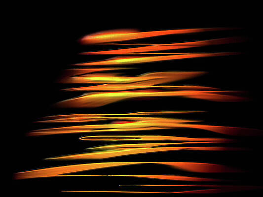 Wall Art featuring the digital art Glowsom by Marina Flournoy