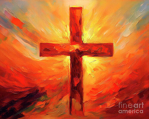 Abstract Wall Art featuring the ai art God Is Mystery by Macro Abundance