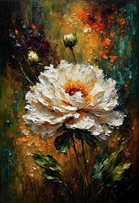 Nature Photograph - Golden Bloom by Deb Beausoleil