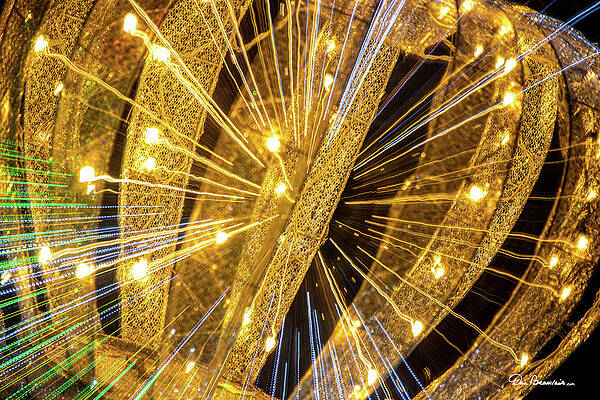 Abstract Photograph - Golden Greetings 9531 by Dan Beauvais