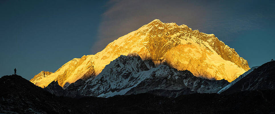Wall Art featuring the photograph Golden Lobuche by Owen Weber
