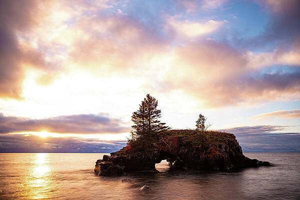 Wall Art featuring the photograph Good Morning Lake Superior by Adam Mateo Fierro