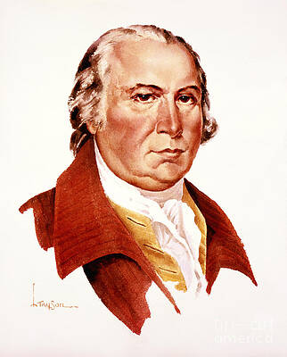Portrait Painting - Gouverneur Morris - Signers Of The U.S. Constitution by Lyle Tayson