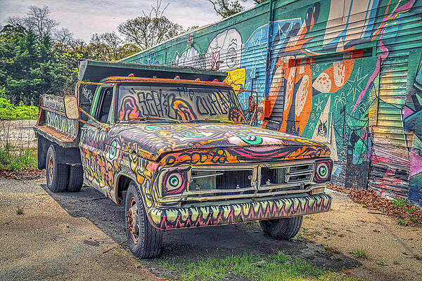 Rustic Photograph - Graffiti Galore by Penny Polakoff