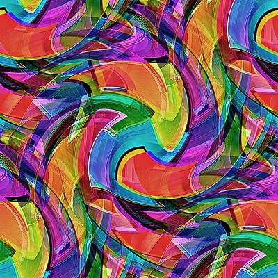Abstract Digital Art - Graffiti In Tahiti by David Manlove