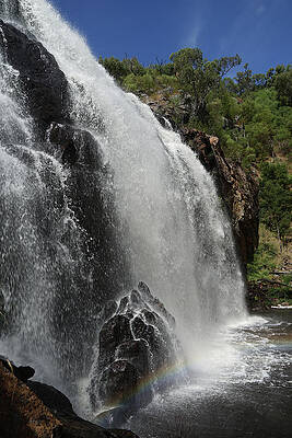 Wall Art featuring the photograph Grampians National Park MacKenzie Falls 2 by Richard Reeve