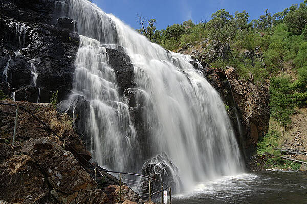 Wall Art featuring the photograph Grampians National Park MacKenzie Falls 3 by Richard Reeve