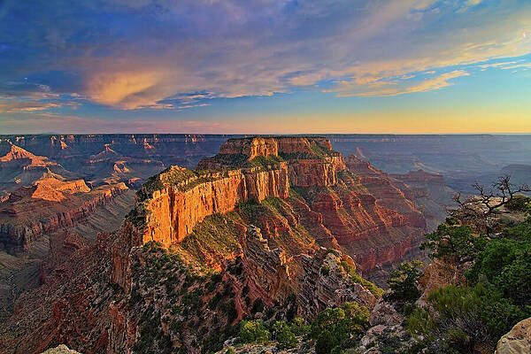 Grand Canyon at Sunset Vista Photograph