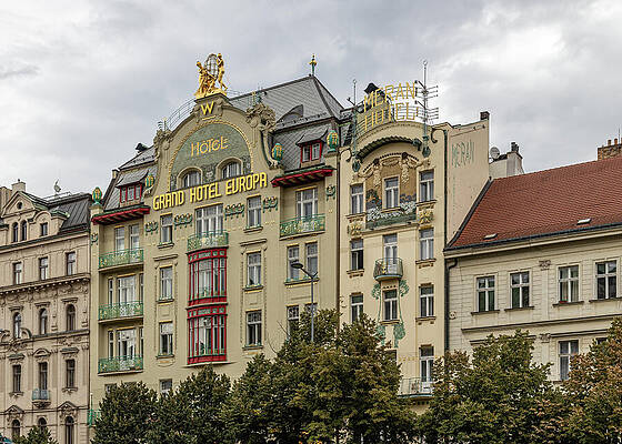 Grand Hotel Europa Architecture Wall Art
