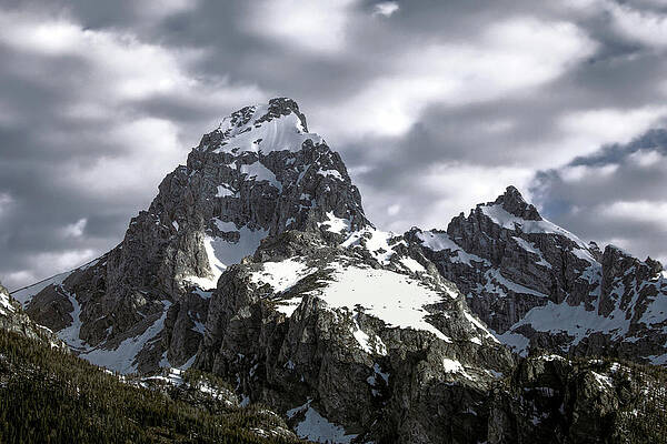 Wall Art featuring the photograph Grand Teton In Spring by Dan Sproul