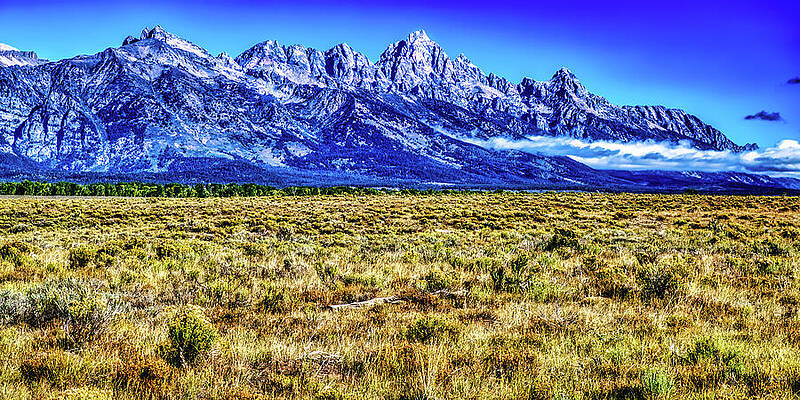 Mountain Photograph - Grand Tetons In The Early Morning by Bruce Block