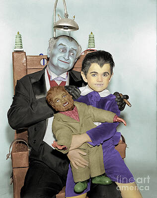 Grandpa and Eddie Munster by Franchi Torres