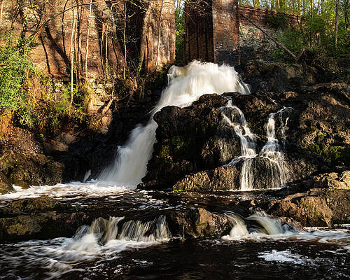Wall Art featuring the photograph Great Falls Rockingham Revisited 2 by Flees Photos