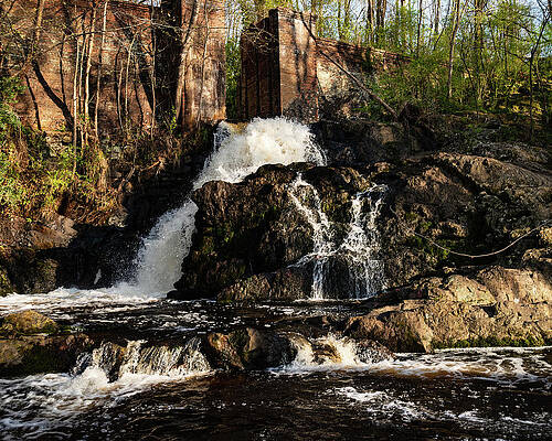 Wall Art featuring the photograph Great Falls Rockingham - Revisited by Flees Photos