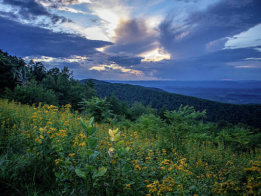 Wall Art featuring the photograph Great Valley Sunset by Deb Beausoleil