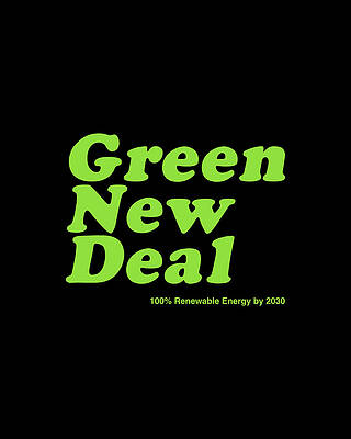 New Digital Art - Green New Deal 2030 by Flippin Sweet Gear