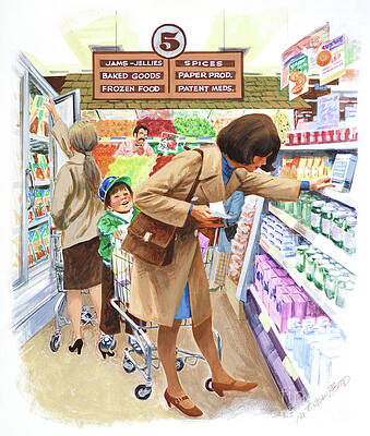 Grocery Store Print