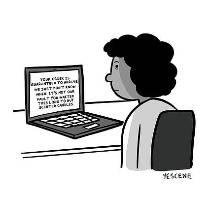 Candle Wall Art featuring the drawing Guaranteed To Arrive by Yasin Osman