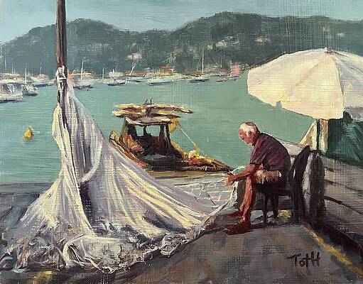 Painting - Gulf Of Poets by Laura Toth