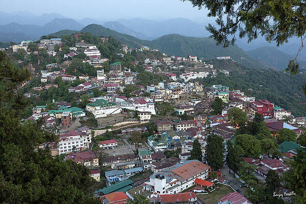 Hill Station Wall Art featuring the photograph Gun Hill View, Mussoorie by Sanjay Marathe
