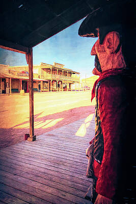Arizona Photograph - Gunfighter In Tombstone, Arizona by Tatiana Travelways