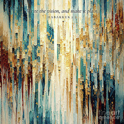 Abstract Geometric Patterns with Scripture Wall Art