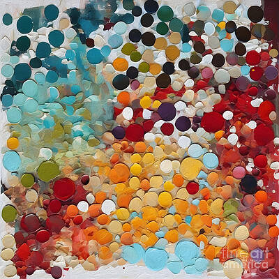 Wall Art featuring the painting Habakkuk 2 3. The Appointed Vision. Bible Verse Inspirational Wall Art by Mark Lawrence