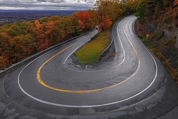 Hairpin Over The Shawangunk Ridge Ii Print