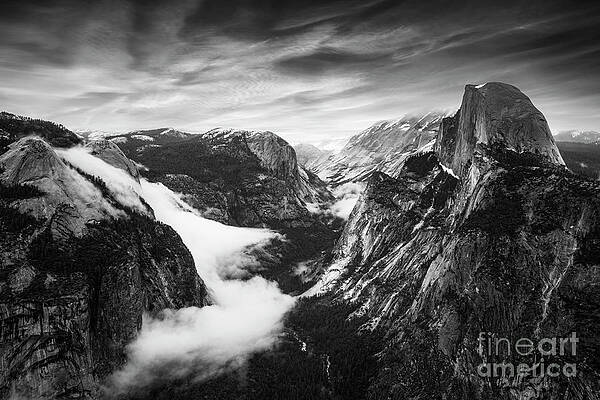 Dramatic Photograph - Half Dome And Yosemite Valley, Yosemite National Park, California, USA by Neale And Judith Clark
