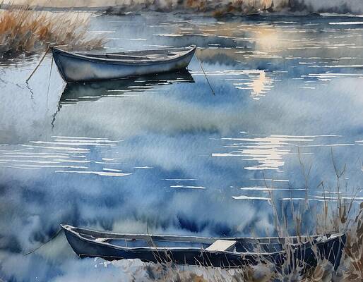 Reflection Digital Art - Half-Sunk Costs by Eris And AI