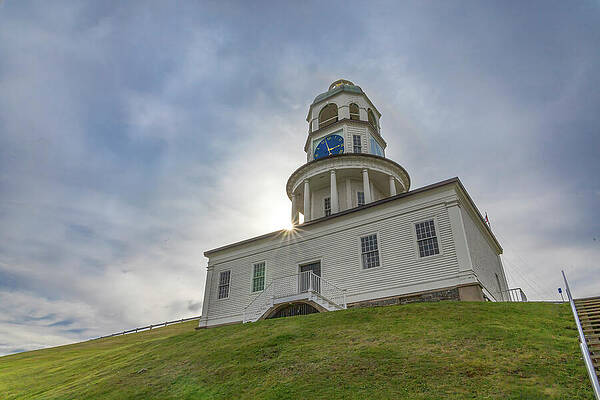 Historic Clock Tower on Sunny Hill Wall Art