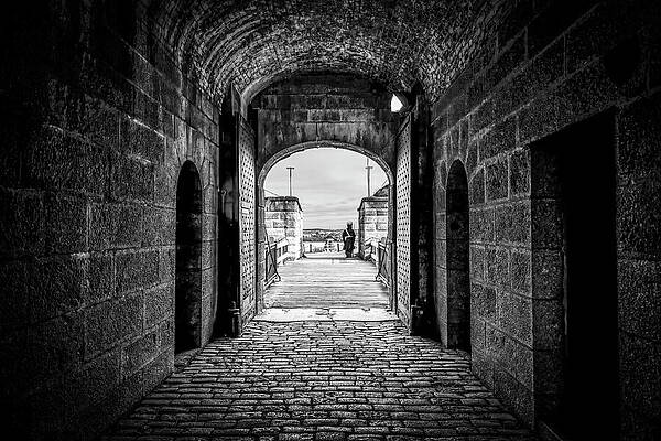 Historic Stone Archway View Wall Art