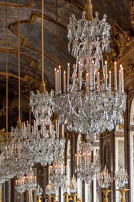 Architecture Photograph - Hall Of Mirrors, Versailles, France by John Twynam