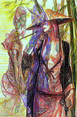 Drawing - Hallucinations by Rafael Salazar