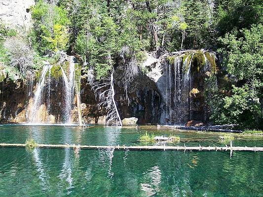 Colorado Wall Art featuring the photograph Hanging Lake by Amanda R Wright