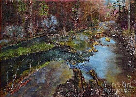 Painting - Harper Creek Finale by Jan Dappen