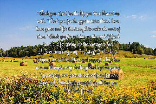 Thankful for a Bountiful Harvest Wall Art