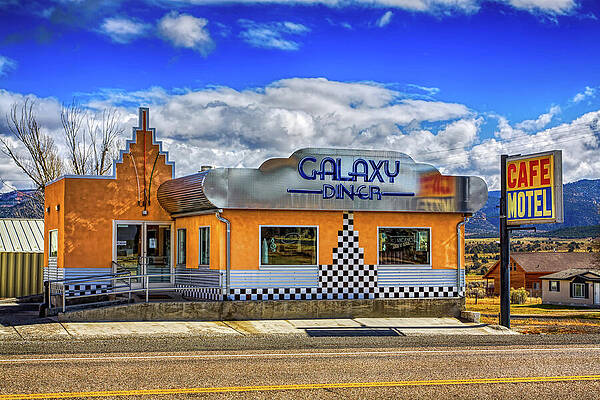 Fall Photograph - Hatch Utah Galaxy Diner by Tatiana Travelways