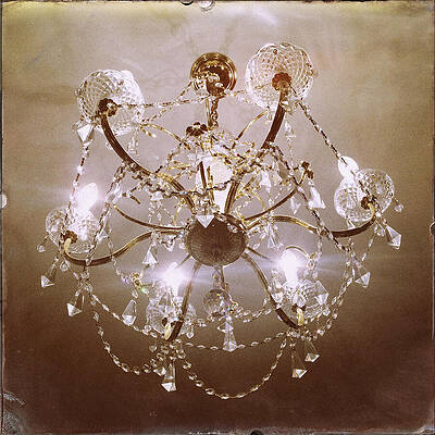 Wall Art featuring the photograph Haunted Chandelier Part 1 by Onedayoneimage Photography
