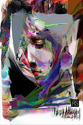 Wall Art featuring the painting Have A Lot On My Mind by Rafael Salazar