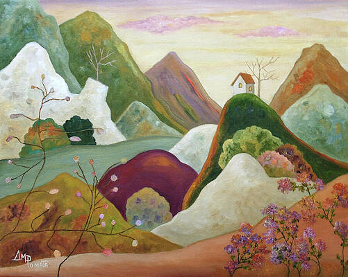 Nature Painting - Haven On Heights by Angeles M Pomata